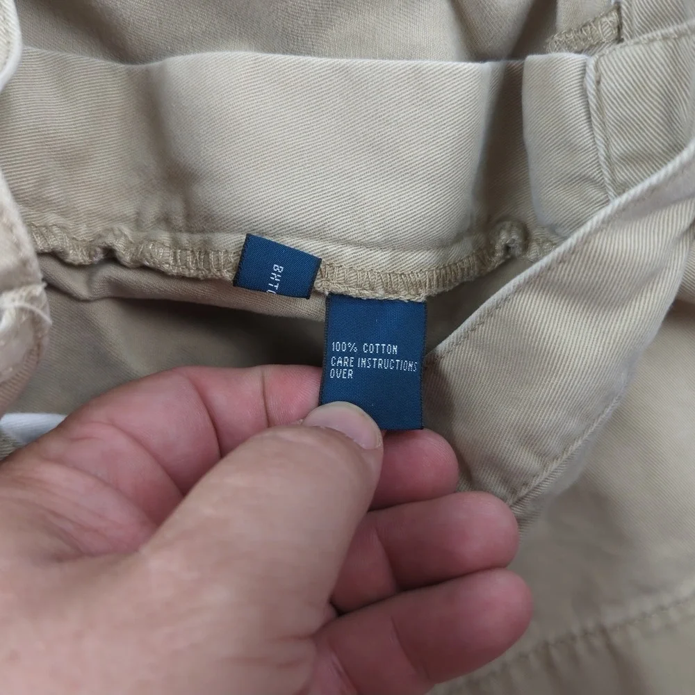 Polo Ralph Lauren Shorts Mens 42 Khaki Pleated Tyler‎ Preppy Casual